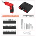 thumbnail image 2 of Cordless Screwdriver 47Pcs 3.5Nm Electric Screwdriver Set 3. 1800mAh USB Rechargeable Ratchet Wrench Front LED Adjustable 2 Position with Carry Box, 2 of 7