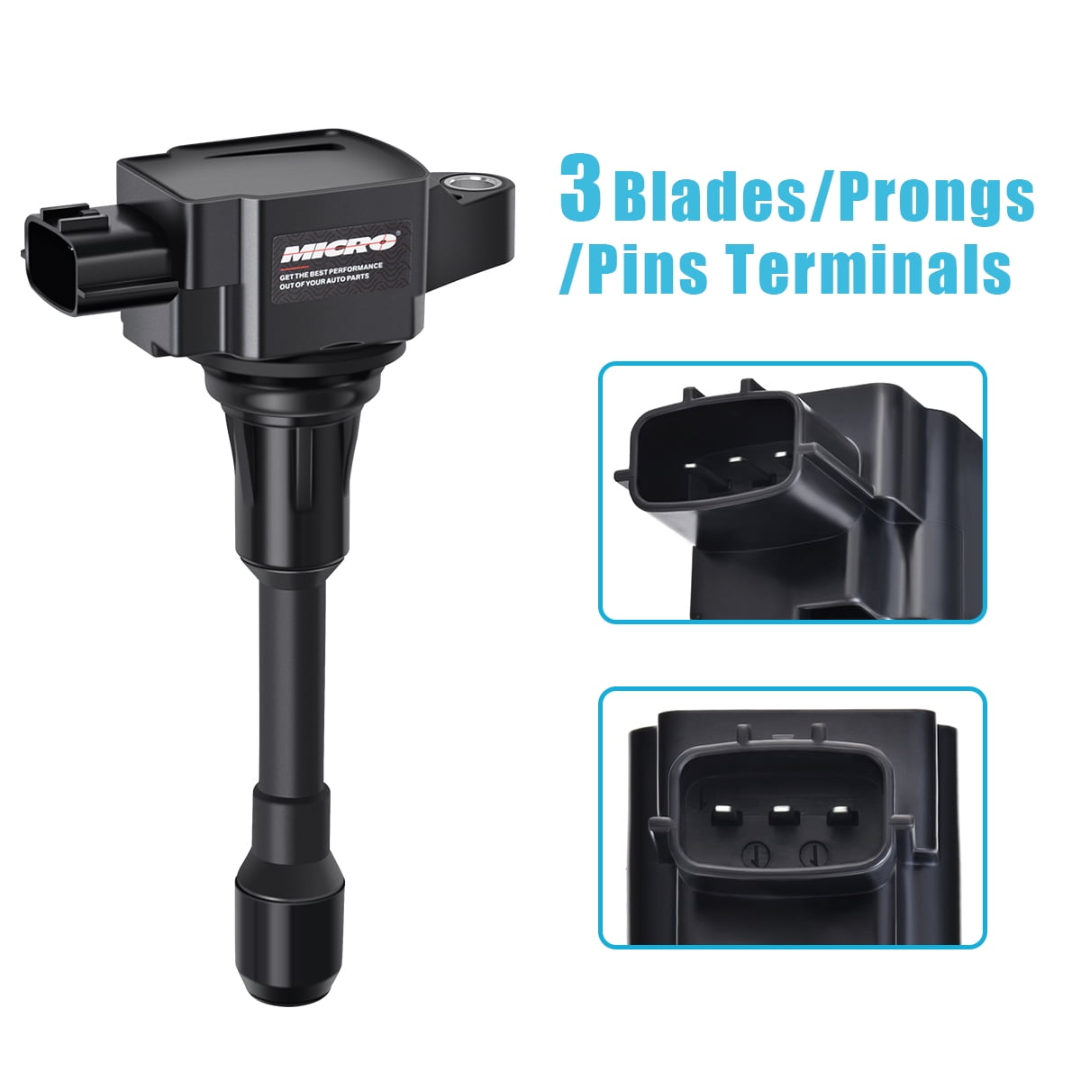 Set of 4 Ignition Coils for Nissan March Altima Infiniti Rogue Sentra 1.6L 2.0L 2.5L L4 UF549 C1696