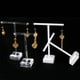 thumbnail image 3 of Sonducket 2 uds soporte de exhibición en forma de T estante de almacenamiento Vertical ahorro de espacio estante de exhibición Stud manicura Ropa, zapatos y accesorios Miscelánea Blanco, 3 of 6