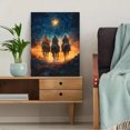 thumbnail image 5 of Qisvanset Framed Canvas Wall Art 12x16 Inch Three Wise Men Watercolor Religious Holiday Art, 5 of 5