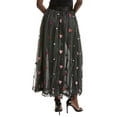 thumbnail image 2 of Gracia womens  Tutu Tulle Heart A-Line Skirt, s, Black, 2 of 3