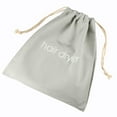 thumbnail image 2 of Hair Dryer Bags Drawstring Bag Container Hairdryer Bag For Travel Bathroom,1*(Light Gray) English Embroidery Canvas Drawstring Bag Clearance, 2 of 4