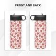 thumbnail image 3 of Yiaed Strawberry Flower Print Water Bottle with Straw Lid, Stainless Steel Double Wall Insulated Water Bottle | Leak-Proof and Spill-Proof Water Bottle, 3 of 8