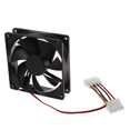 thumbnail image 4 of 4X DC 12V 4 Pin Black Plastic PC Cooling Fan 90mm x 90mm x 25mm, 4 of 5