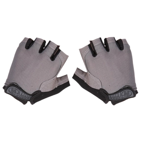 Guantes de Medio Versátiles Y de Primera , Antideslizante Hombre Sin Transpirables Y Cómodo Tamaños Y Colore Gris l Macarena Guantes de medio dedo al aire libre