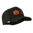 thumbnail image 5 of Halloween Trick or Treat Pumpkin Embroidered Cap - Black OSFM, 5 of 5