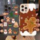 thumbnail image 2 of Funda para iPhone 16 15 14 13 12 11 Pro Max X XR XS 7 8 Plus SE 2020 cubierta de teléfono suave de silicona a prueba de golpes de Navidad de dibujos animados de lujo, 2 of 5