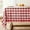 Red Plaid, variant on Lanola Spring Checkered Tablecloth Rectangle, Outdoor Linen Cotton Gingham Table Cloth with Tassel, Heavy Duty Wrinkle Free Buffalo Plaid Table Cover for Easter Dining Home - 55 x 84 Inch, Sage