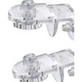 thumbnail image 3 of Veeki 2Pcs Aquarium Écran Pince Aquarium Couvercle Pinces Maille Filet Clip Transparent Jump Guard Solide Aquarium Écran Filet Clips Outil Accessoire-0625, 3 of 5
