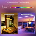 thumbnail image 2 of Yeacher WiFi Smart Light Bulbs Indoor 13W LED Light Bulb 2700K-6500K Cold & Warm Lights RGB Effects APP Remote Control Voice Control Compatible with Assistant/ , E26 Version, 2 of 7