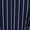 Navy, variant on Women's Striped Belted Wide Leg Jumpsuit with V-Neck and Short Flutter Sleeves Navy L