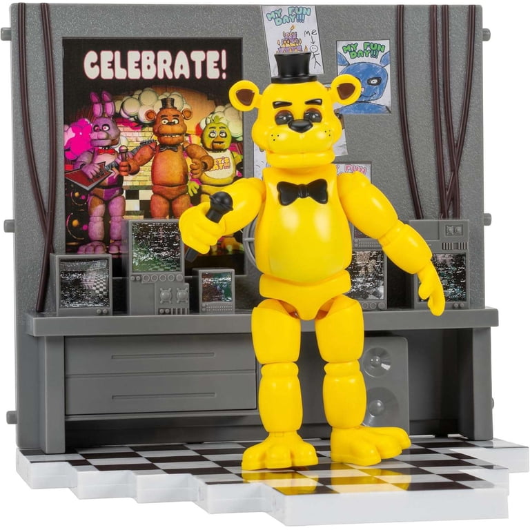 Jazwares, Five Nights at Freddy‚Äôs Golden Freddy Figure, 5-inch