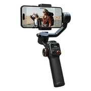hohem iSteady M6 3- Smartphone Gimbal Stabilizer -shake Phone Vlog Gimbal 360° Rotatable OLED Large Screen with Tripod Storage Case 400g Payload Replacement for 14131211 Series Mate 4030/