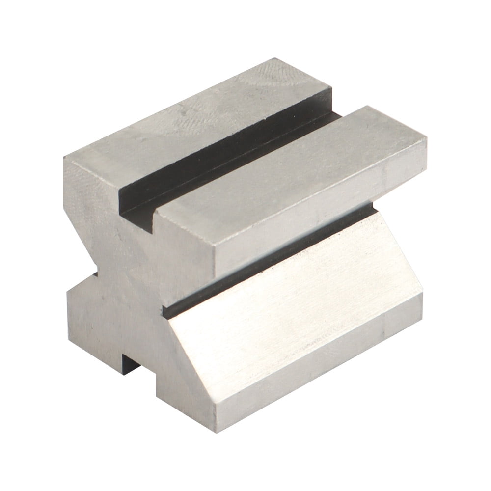 findmall 1-5/8" ×1-1/4" ×1-1/4" V-Block & Clamp Set 90 Degree Angle Hardened Steel New