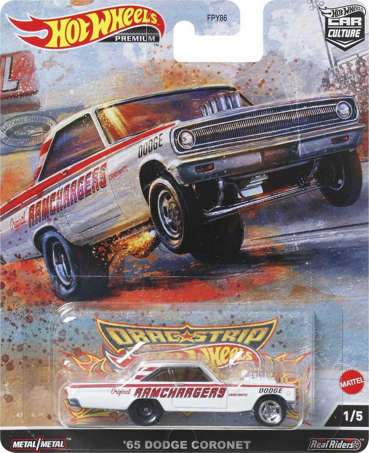 Hot Wheels Car Culture Circuit Legends Vehicle 1965 Dodge Coronet