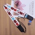 thumbnail image 2 of Cartoon Bear Guitar Shoulder Strap Comfortable Polyamide PU Leather Ends Strap Adjustable Adorable Animals Ukulele Strap, 2 of 7