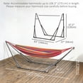 thumbnail image 3 of Outsunny Support de Hamac en Acier 2-en-1, Support de Filet de Hamac Pliable, Noir, 3 of 10
