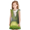 thumbnail image 1 of Balery golf ball perched on a tee Camisón de princesa para niñas, pijama de algodón con mangas abullonadas, suave y bonito.-Medium, 1 of 6