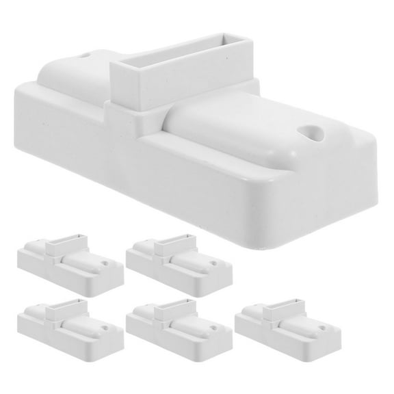 6pcs Plastic Fence Support Feet for Pet Gate Garden Door Frame Base Room Divider Bracket