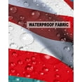 thumbnail image 6 of Puerto Rico National Flag Outdoor Pillow Covers Waterproof Throw Pillow Cover 20x20in Set of 2,Square Decorative Pillowcases Cushion Case for Patio Sofa Couch,Tropical Palm Tree Ocean Sea Beach, 6 of 7