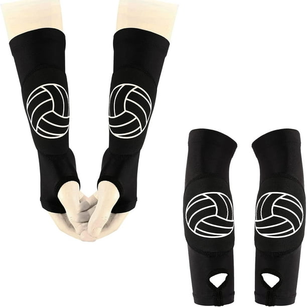 Yxmeiguo Volleyball Arm Sleeves with Protection Pads for Youth, Girls