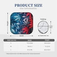 thumbnail image 3 of Fotbe Red And Blue Leaves Juego de 2 Piezas de Parasoles para Parabrisas | Bloqueador Solar para Auto | Accesorios Plegables para Protección Solar Interior-Medium, 3 of 6