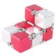 thumbnail image 3 of ADHD DIY Infinite Puzzle Toy Adulto Aleación portátil Divertido Alivio de la ansiedad y el estrés Flip Puzzle Block Toy Rojo y Plata, 3 of 5