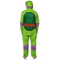 thumbnail image 5 of Teenage Mutant Ninja Turtles Mens' Adult Hooded Union Suit TMNT Character 1PC Costume Sleep Pajama Lounge, 5 of 7