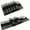 Black, variant on ZGAD 7pcs Tableware Set (6 Placemats + 1 Table Runner), Heat-resistant Placemats, Washable PVC Placemats, Anti-slip and Stain-proof Placemats, Easy to Clean. Table Decoration