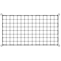 Pebbuoy Grow Tent Trellis Netting with 4 Hooks Elastic Nylon Mesh Heavy Duty Support Growth Scrog Net Garden Netting Plant Support for Cucumbers Climbing Plants