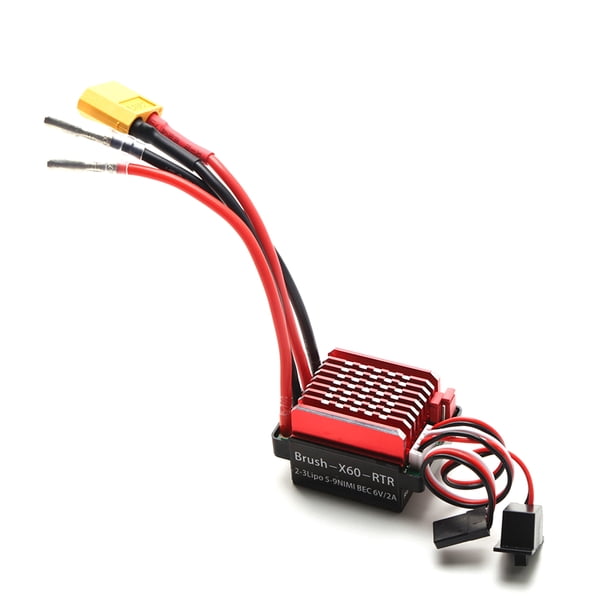 Controlador de velocidad electrónico Abanopi 60A cepillado XT60 Plug