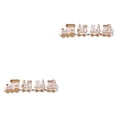 thumbnail image 2 of Bearachild Little Wood Christmas Train Decoración Rústico Camión Juguete Holiday Festival Fiesta Ornamento Año Nuevo Regalo Niñas Blanco Type1 NO1, 2 of 6
