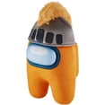 thumbnail image 1 of Among Us Orange Knighted Knight Plush 12 Soft Stuffed Game, 1 of 9