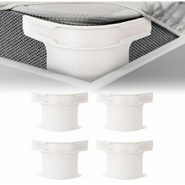 4PcsBed Sheet Holder Fitted Sheet Straps/Holders Keep Sheets Firm & Tight,Bed Sheet Rack with Lock Strip Easy to Install for All Mattress Sizes