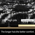 thumbnail image 6 of Lochas Shag Area Rug Geometric Plush Fluffy Rugs Soft Moroccan Carpet for Bedroom Living Room Floor Mat Home Decor,6x9ft,Black/White, 6 of 6