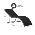thumbnail image 3 of Huloretions Chaise Outdoor Lounge Chairs,Patio Chaise Lounge Outdoor Set of 2,Pool Chaise Lounges with S-Shaped Ergonomics,Aluminum Pool Chaise Lounges for Pool,Garden,Beach and Backyard, 3 of 6