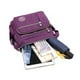 thumbnail image 3 of Bolso de hombro diagonal de nailon de gran capacidad para madres de mediana edad y mayores, bolso de mensajero informal con múltiples compartimentos, 3 of 5