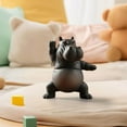 thumbnail image 5 of DAMAI Clumsy Yoga Master Hippo,Funny Hippo Statue, 2inch Adorably Handcrafted 3D Resin Hippo Statue, Unique Meditation Sculpture for Home & Office, 5 of 8