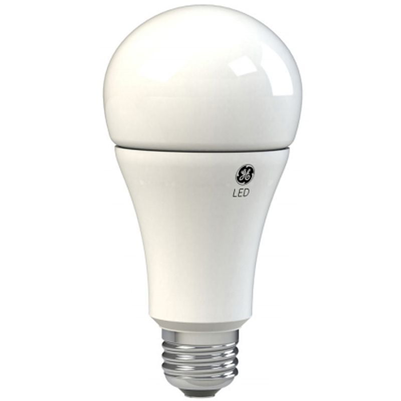 (case of 3) GE 73376 LED A21 3-way Light Bulb, 2700K warm white, using 4/16/10 watts, emitting 400/1600/1050 lumens, medium base