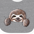 thumbnail image 4 of Inktastic Kiniart Sloth Boys or Girls Baby Bib, 4 of 4