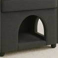 thumbnail image 6 of Mirightone Bunny-Ear Pet-Friendly Armchair with Built-in Cat & Dog Hideaway, Scratch-Resistant Fabric Sofa Chair with Triple-Entry Pet Hideaway Openings, Gra, 6 of 7