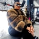 thumbnail image 2 of MAOMAOKONG Super Hot Winter Women Luxury Thick Real Raccoon Fur Coat Natural Fox Fur Jacket Plus Size Furry Jackets Female Vest, 2 of 5