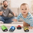 thumbnail image 7 of HLONK 4 Pcs Inertial Toy Cars, Children's Baby Toys, Double Rebound, With Lights Toy (Blue + Red + Green + Yellow), 7 of 7