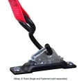 thumbnail image 5 of SNAP-LOC E-Track EA-Fitting Tie-Down with 1/2 Inch hole 10-Pack for Hook-Straps, Rope, Cable, Pickups, Trucks, Trailers, Logistics, 5 of 5