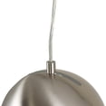 thumbnail image 4 of Lighting IRONCLAD Contemporary-Style 1 Light Brushed Nickel Ceiling Mini Pendant 8" Wide, 4 of 5
