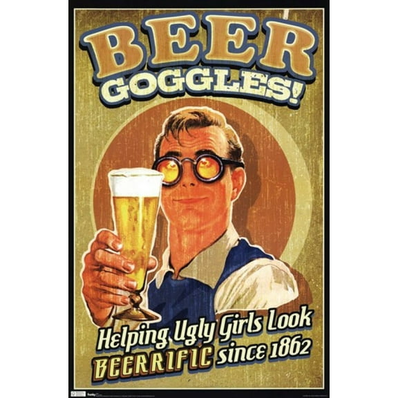 Beer Goggles Poster Print (24 x 36)