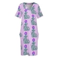 thumbnail image 4 of Vestido largo de bolsillo suelto Scylla Vestido de dama de honor mujer, 4 of 7
