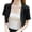 Black, variant on Lixiuxyad ‌Women's Short Sleeve Bolero Shrug Lightweight Open-Front Cardigan Summer Outfits,Black
