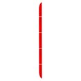 thumbnail image 4 of Dalazy 5pcs/set Car Warning Stciker Reflective Trunk Stripe Self Adhesive Universal Car Rear Reflector, Red, 4 of 9