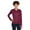 Sport Maroon, variant on Team 365 Ladies' Zone Performance Long-Sleeve T-Shirt - TT11WL